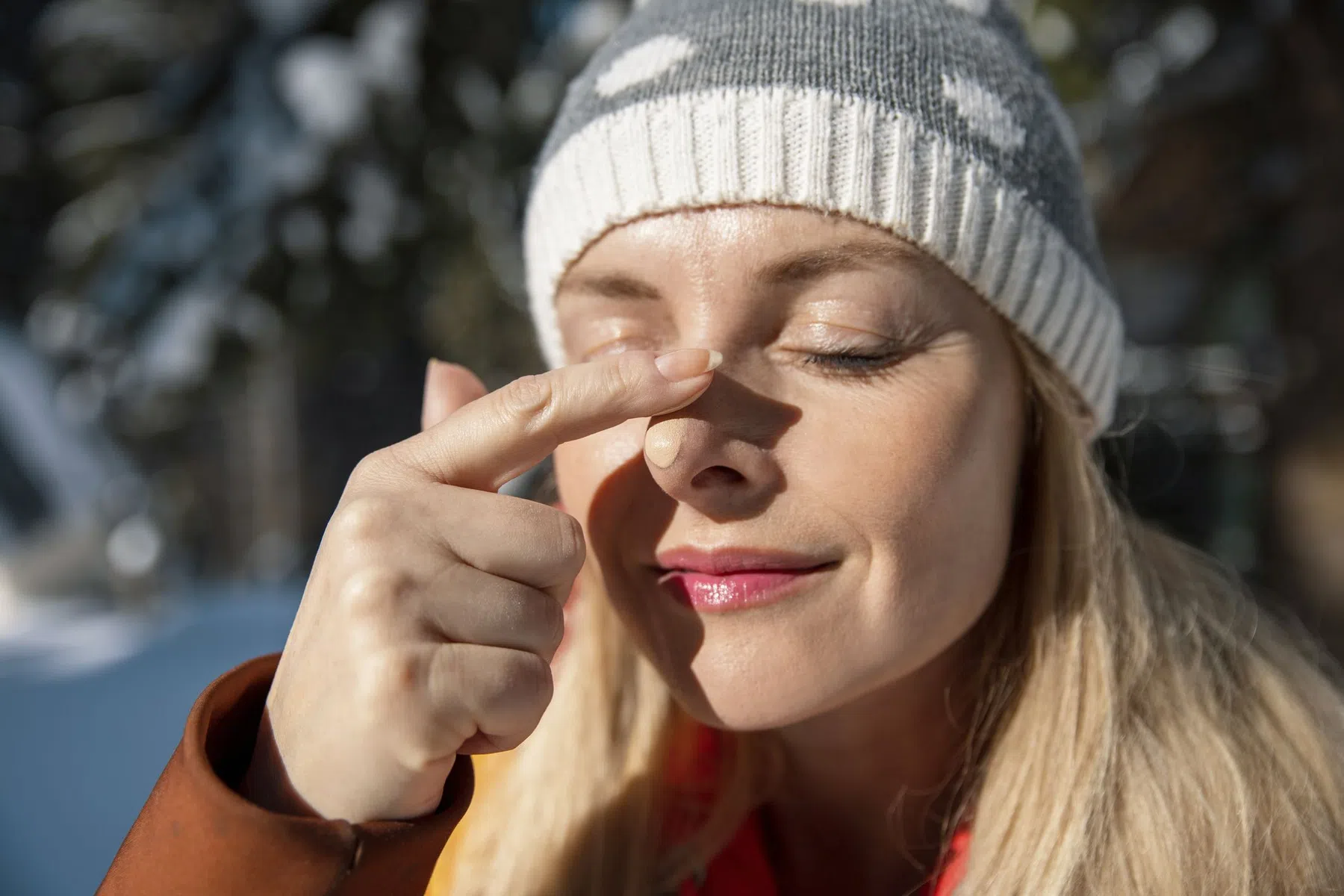 SPF smeren in de winter