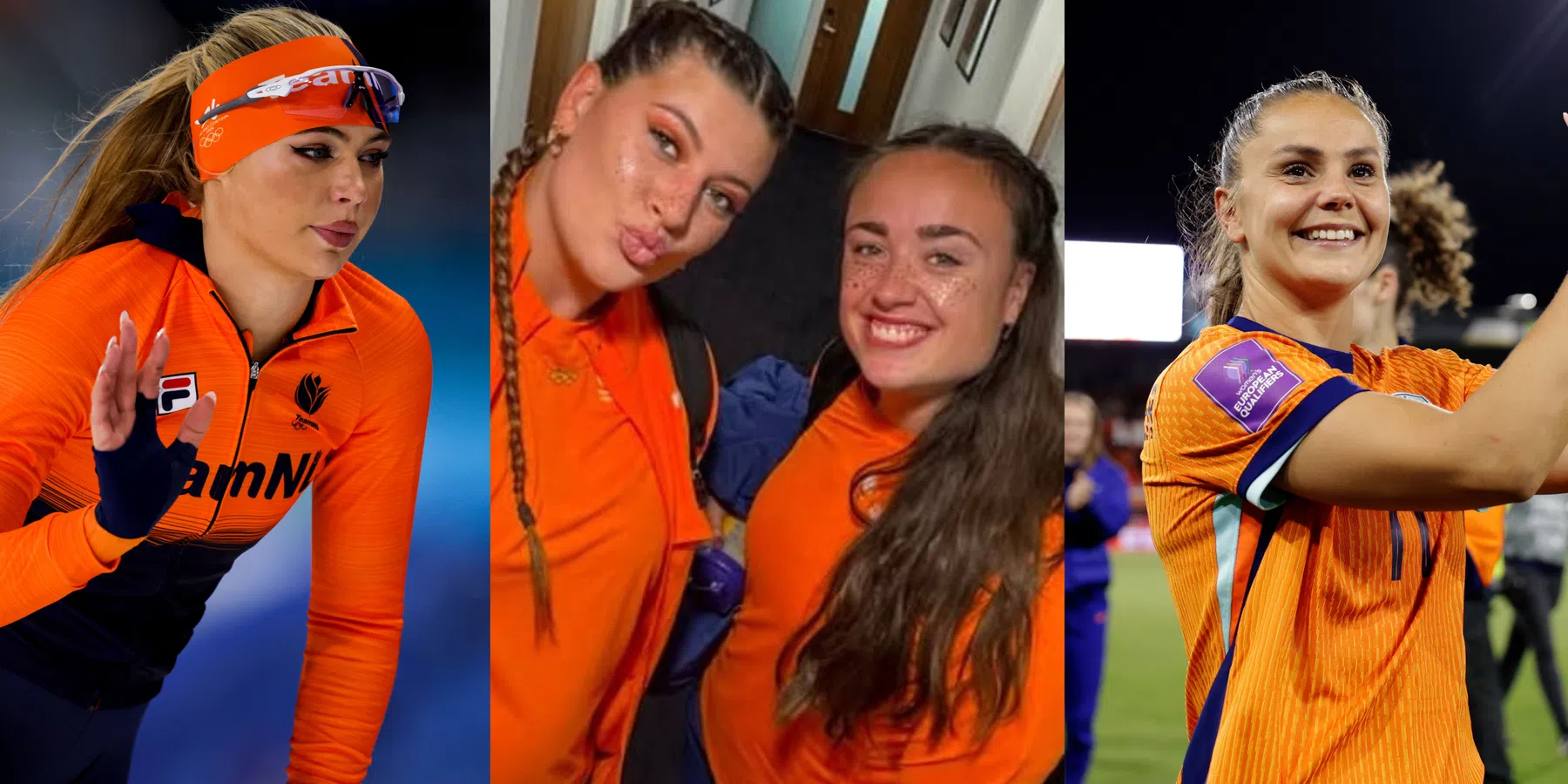 Topsporters Martens, Van Daalen en Van Klinken over de kracht van jezelf uiten